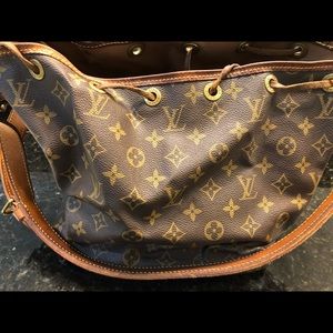 Louis Vuitton Noe Drawstring Brown Monogram
